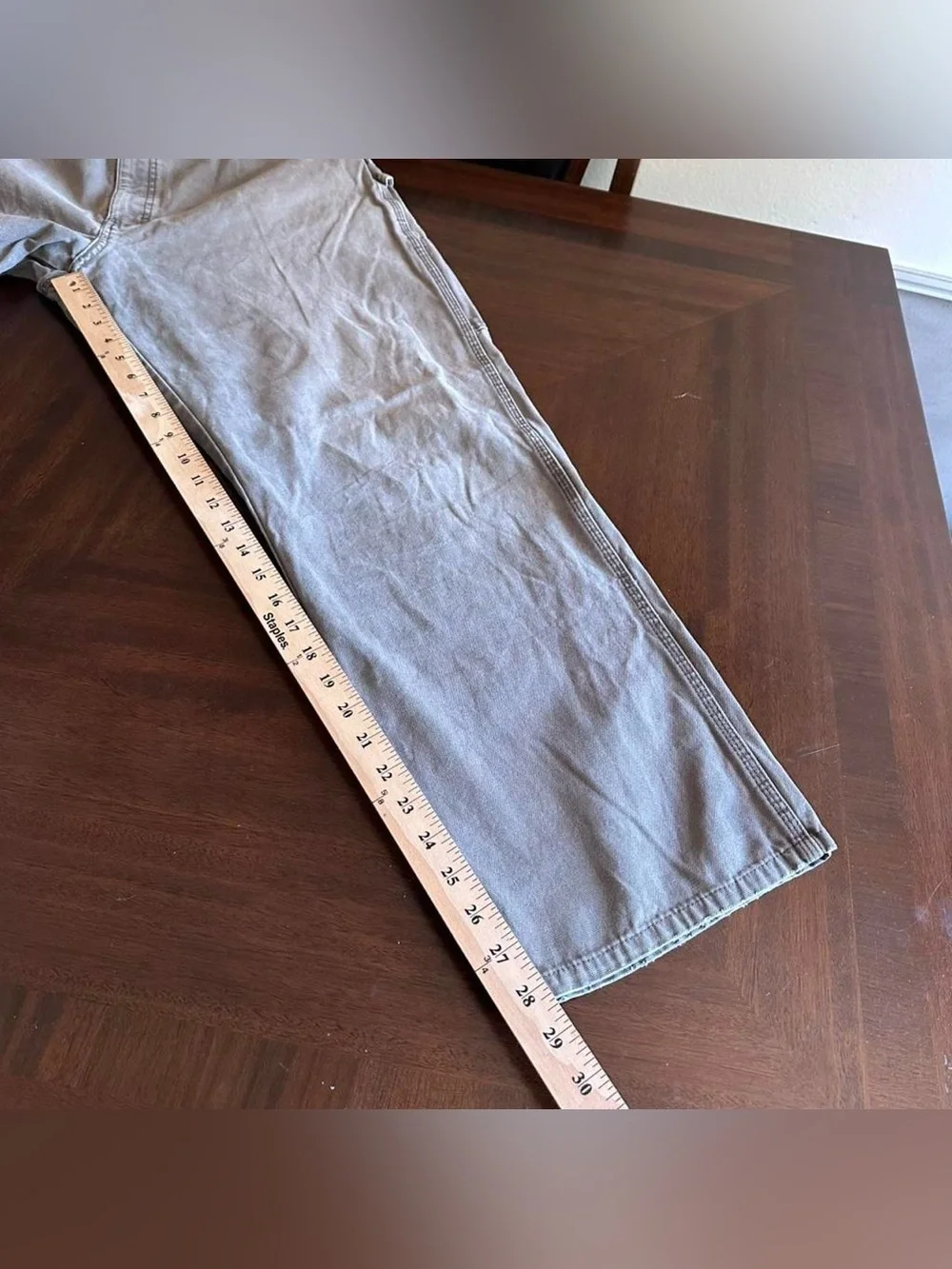 Vintage Dickies Carpenter Pants Beige Faded Workwear Men’s 36